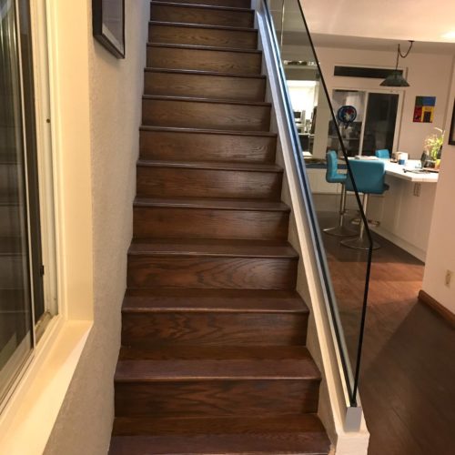 glass-railing staires glass-railing staires